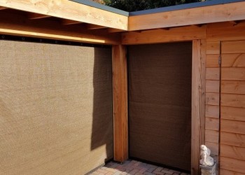 Verandadoek/zeil shadow comfort japanese brown