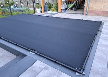 zwembadafdekking shadow comfort standard 180 black Fam van Grootel 