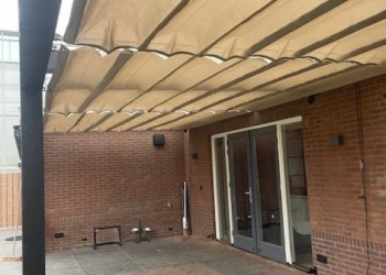 waterdicht harmonicadoek urban taupe R. Zuidgeest