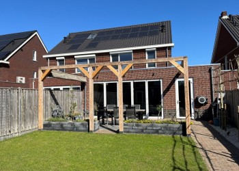 Harmonicadoek waterdicht urban taupe Fam. R. Cuijpers