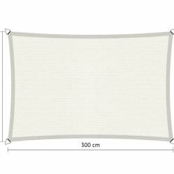 Schaduwdoek Arctic White rechthoek 200x300