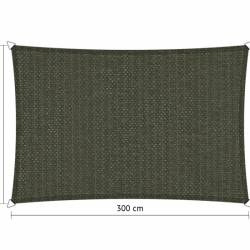 Schaduwdoek Deep Grey rechthoek 200x300